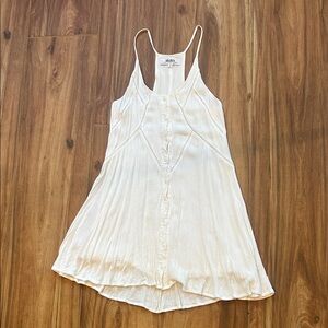 Lulu's Cream Boho Sleeveless Dress